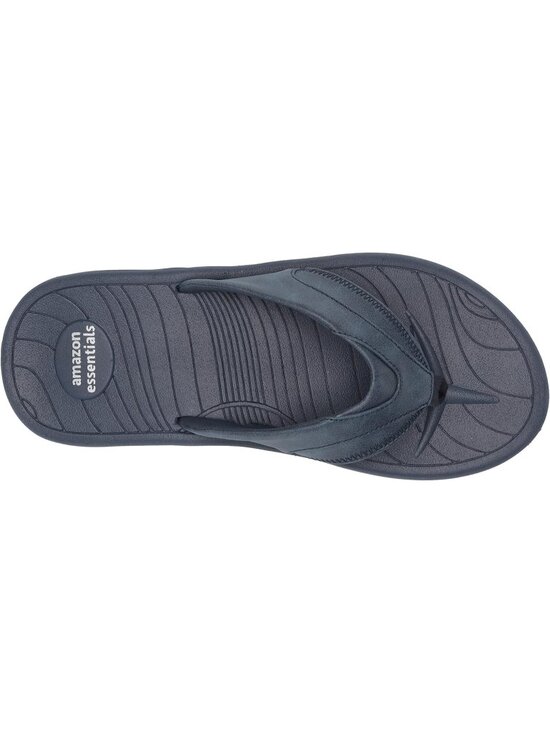 Men\'s Navy Slip-on Flip Flop Comfort Sandals with Enhanced Grip Cushioning main image 5